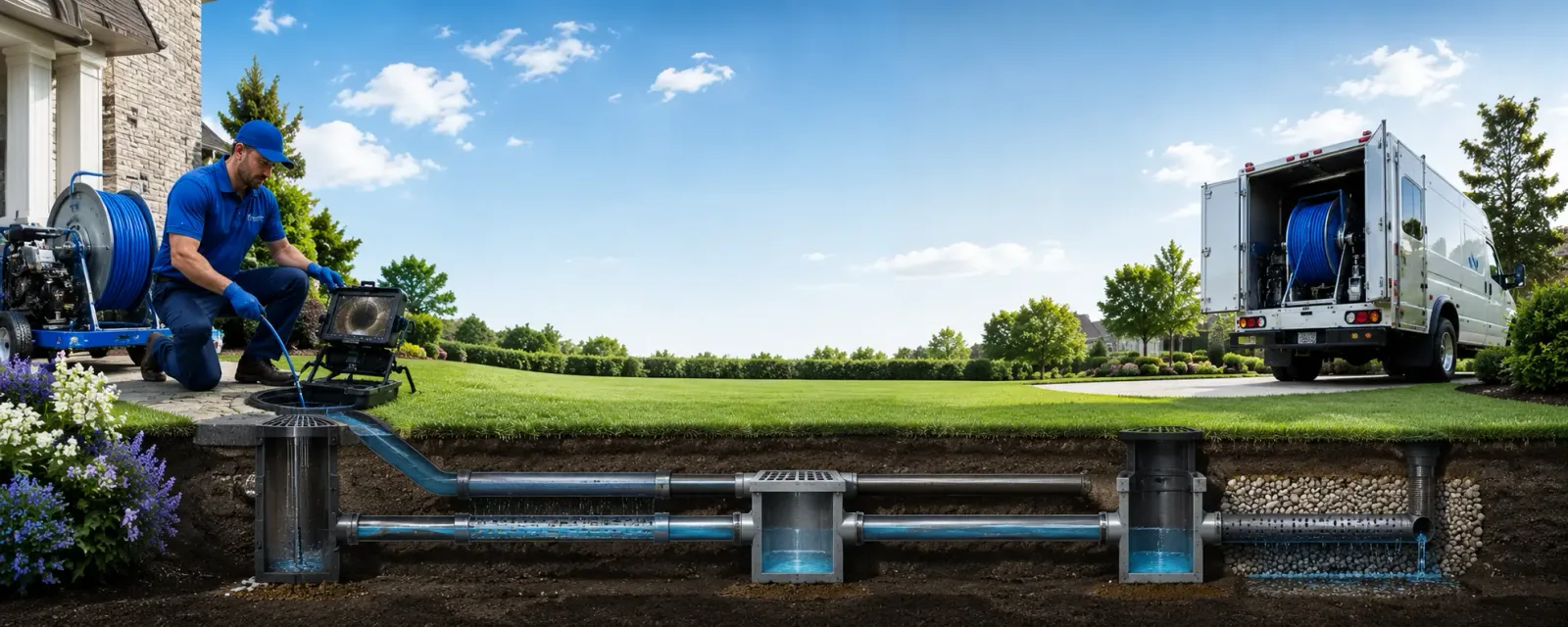 Outdoor drain cleaning information for Cavour, SD